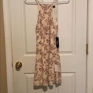 Cream floral dress